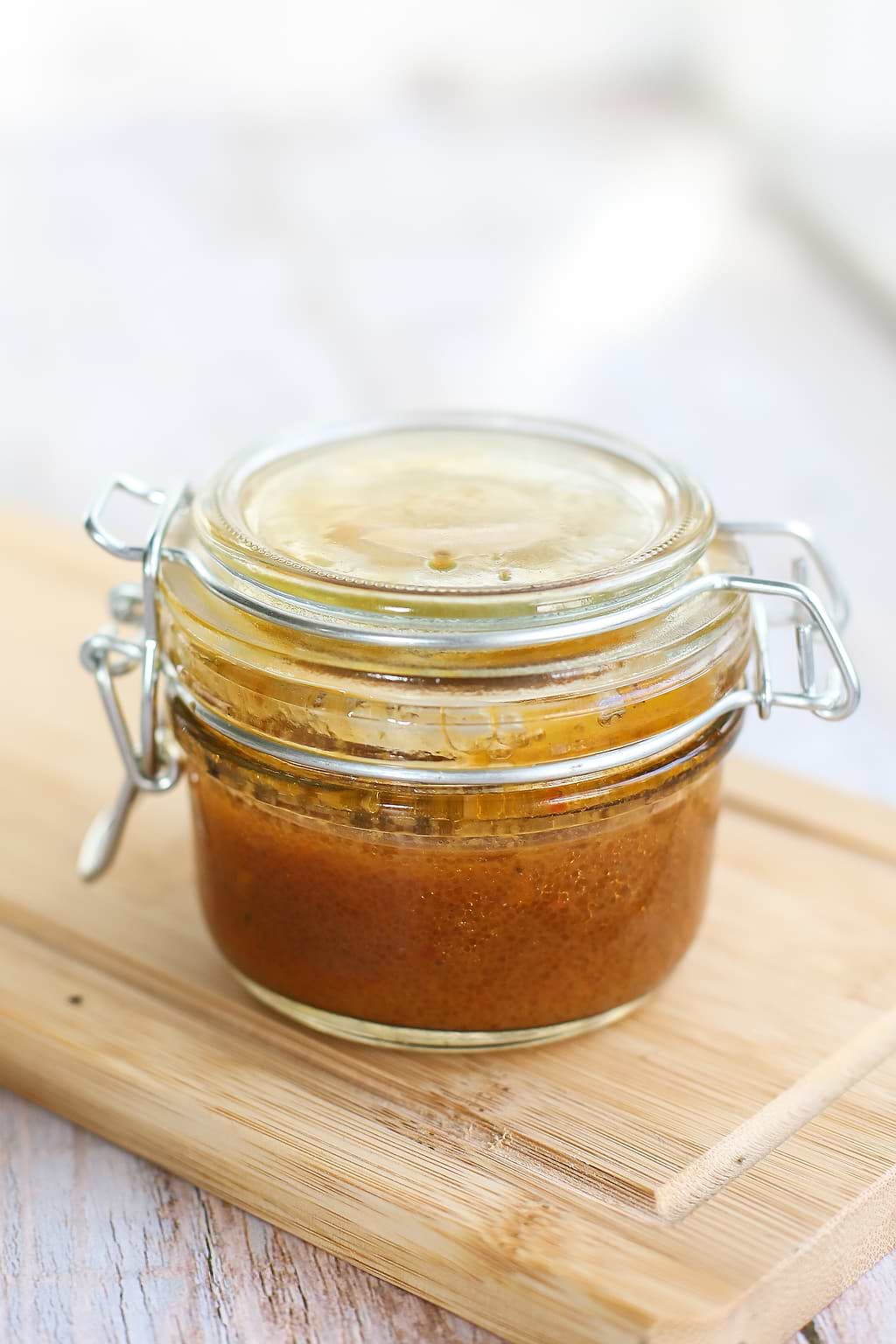 Vinaigrette au pesto rouge d'algues